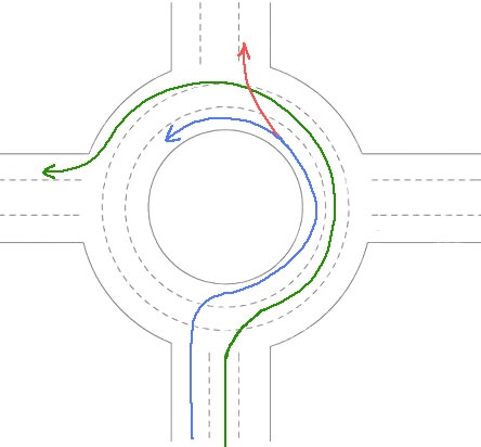 Как правильно двигаться по круговому движению схема: новые правила проезда перекрестков с круговым движением