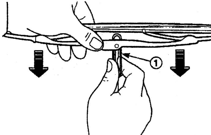 Снятие дворников: замена резинок на бескаркасных дворниках