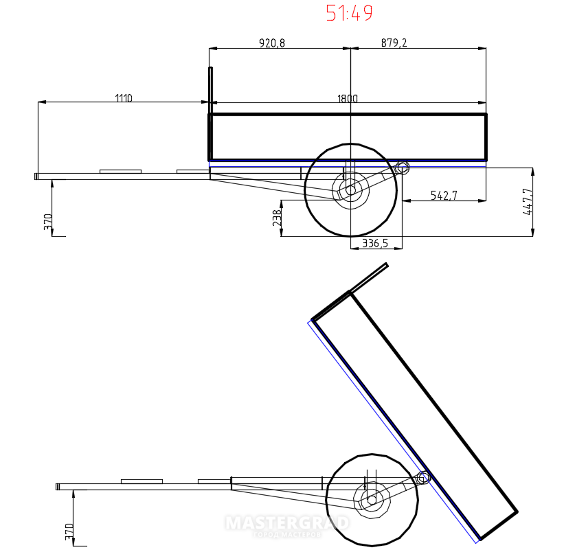 Размеры прицепа для мотоблока своими руками чертежи