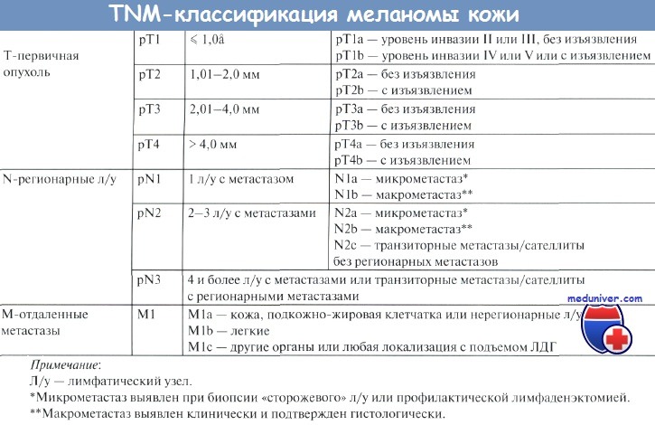 Диагностика и стадирование меланомы: современные подходы и новые концепции