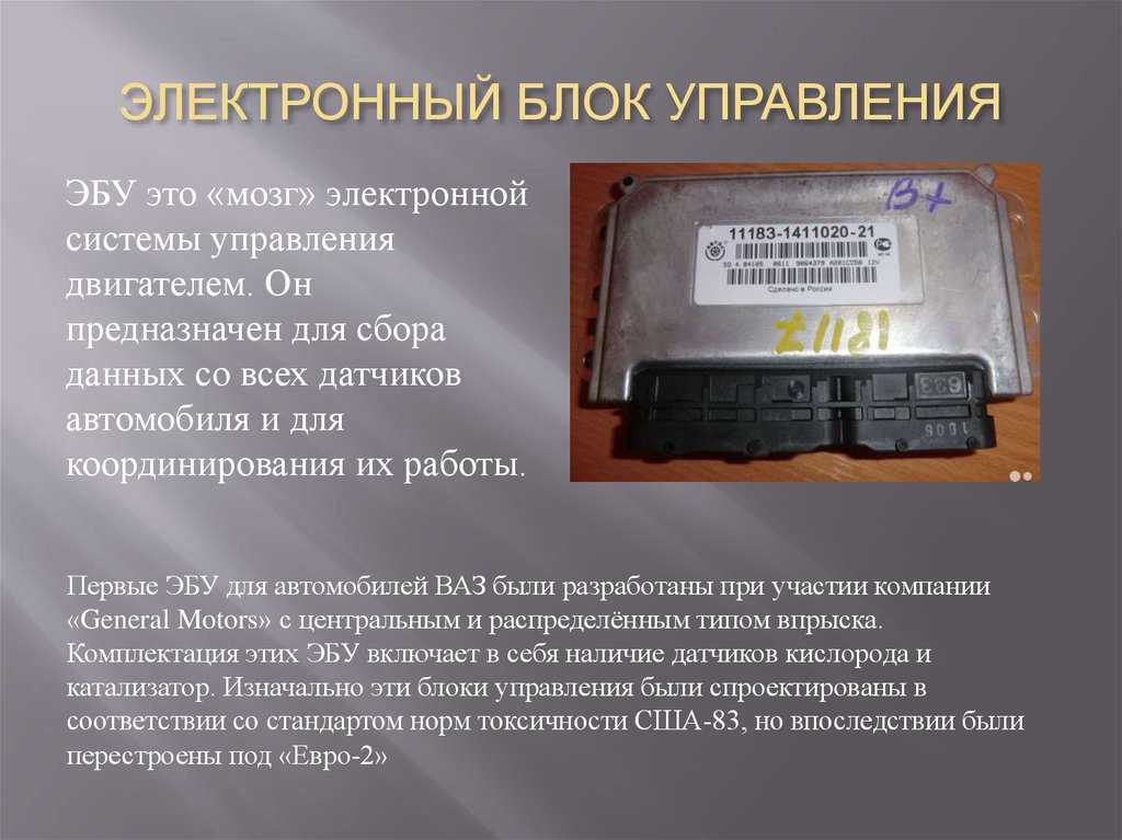 Эбу что это такое: что такое, где находится и как прошить :: Autonews
