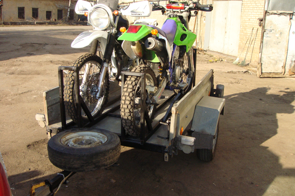 Крепление для мотоцикла в прицепе: Ложемент для перевозки мотоцикла в прицепе