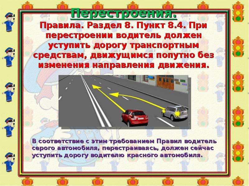 Перестроение в движении: Построения и перестроения в движении