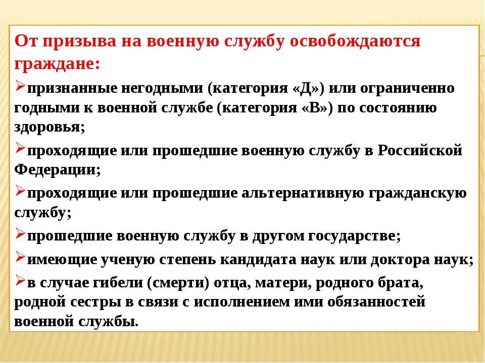 Что такое отсрочка от армии: Отсрочка от призыва на военную службу