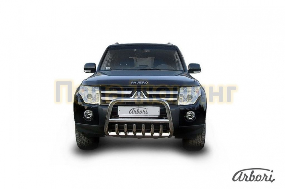 Кенгурятник на паджеро 4: Кенгурятник высокий d57 с защитой картера Mitsubishi Pajero 4