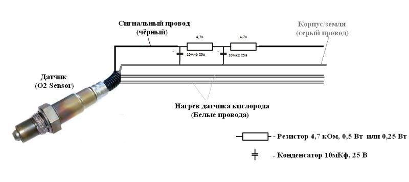 Эмулятор лямбда зонда схема: Различные схемы обмана лямбда-зонда. Эмулятор катализатора