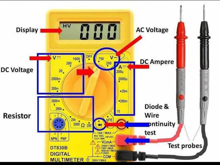 Как поставить мультиметр в режим прозвонки: Как прозванивать мультиметром: инструкции, фото, видео