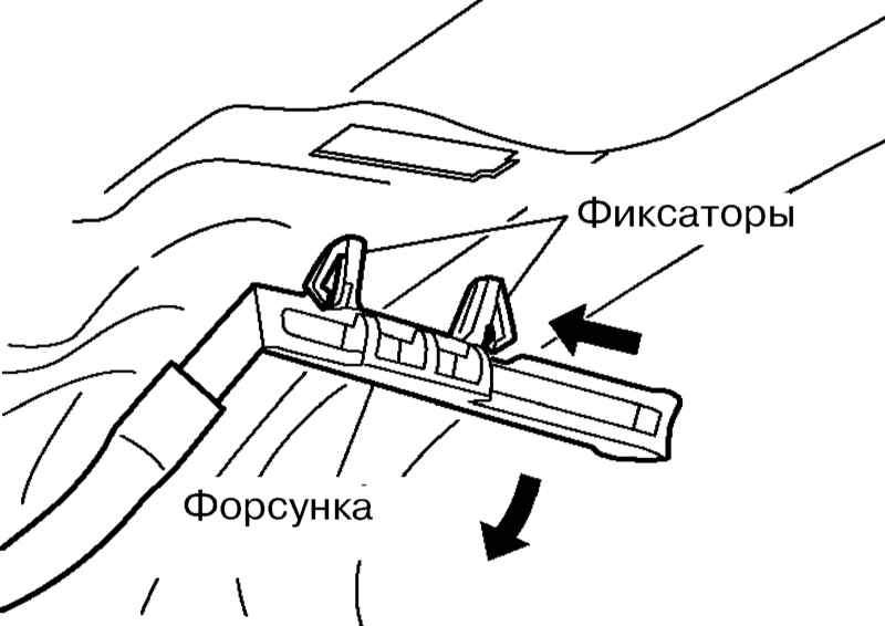 Устройство форсунки омывателя лобового стекла: веерная форсунка и ее преимущества