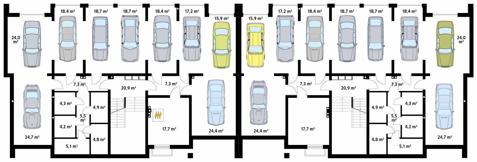 Площадь парковки на 1 машину: Размеры парковки в 2020 году