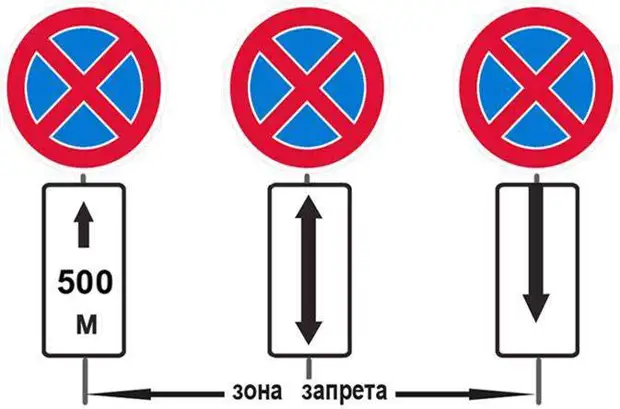 Остановка запрещена знак со стрелкой вниз: Знак «Остановка запрещена»: правила, исключения, штрафы