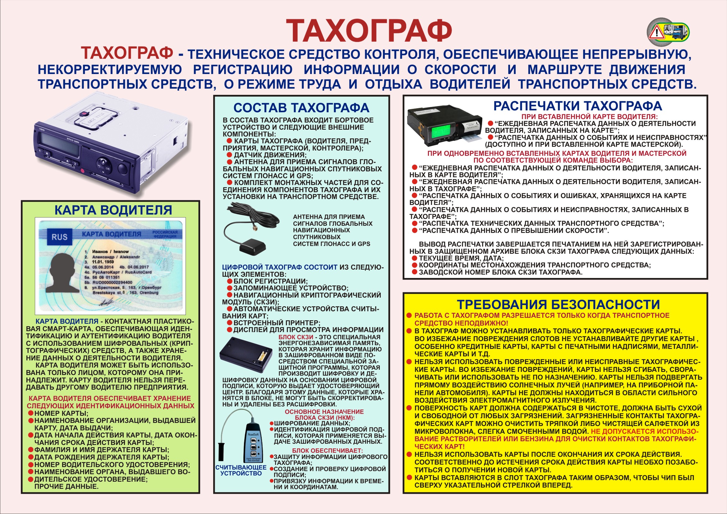 Тахограф для чего: Как это работает. Тахограф