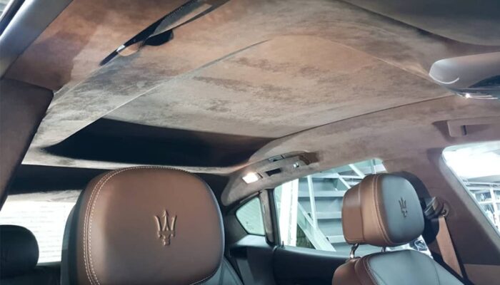 Перетяжка потолка в автомобиле: как и чем обтянуть его в машине своими руками?