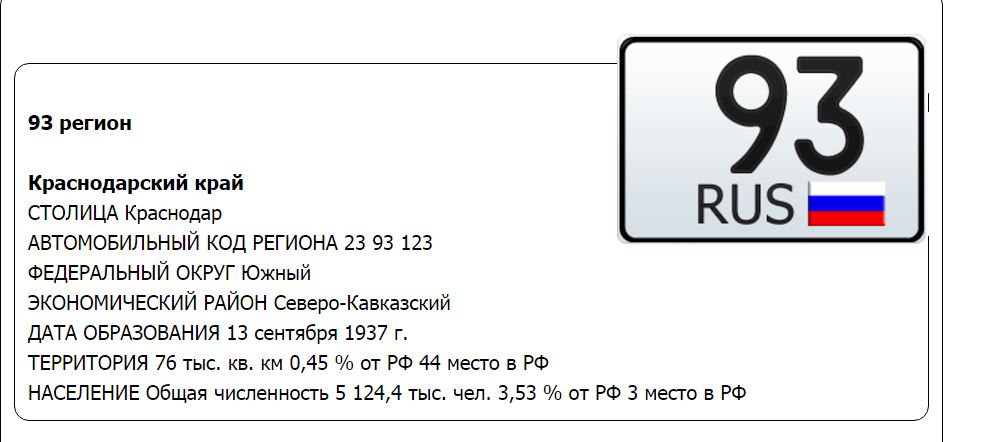 Какого региона номер 75