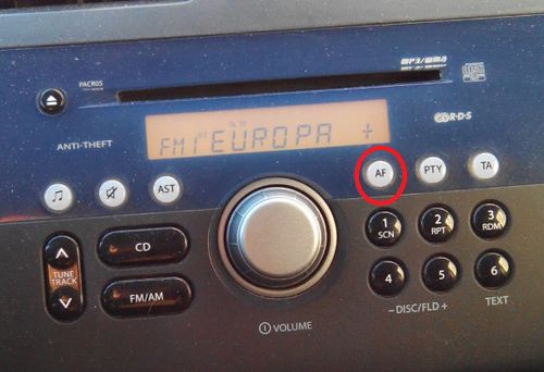 Af на магнитоле: Функции TA, PTY и AF в автомагнитоле