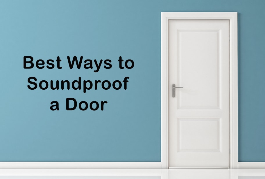 how to soundproof a door