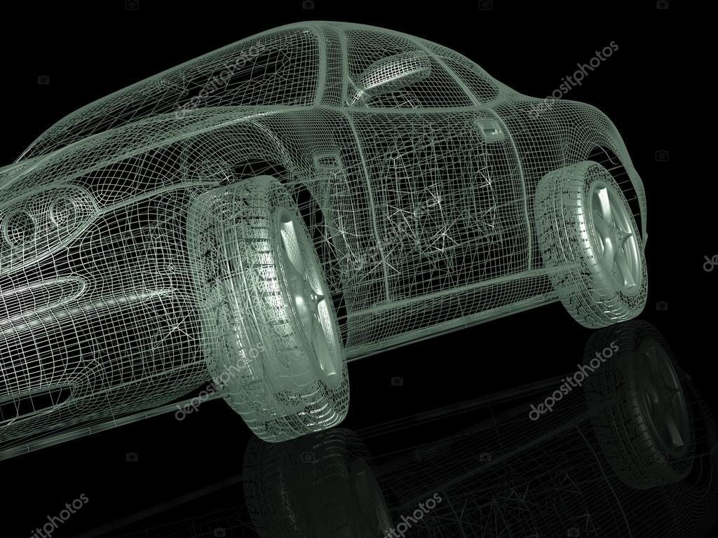 3Д моделирование машин: 3D модель автомобиля: принципы 3д моделирования авто и машин