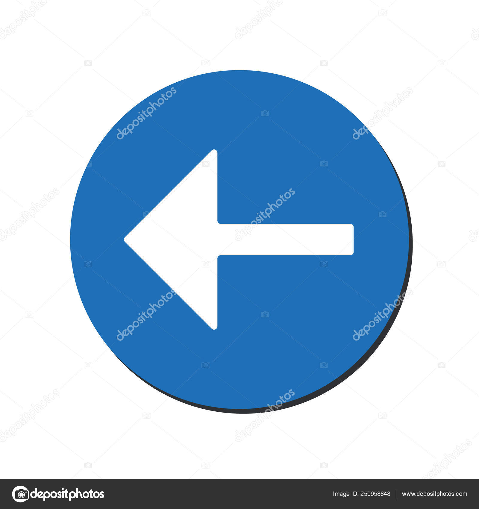 Знак стрелка вправо на синем фоне: Дорожные знаки ПДД 2022 c пояснениями