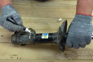 Что можно сделать из стойки амортизатора: Шикарная самоделка из автомобильного амортизатора!!