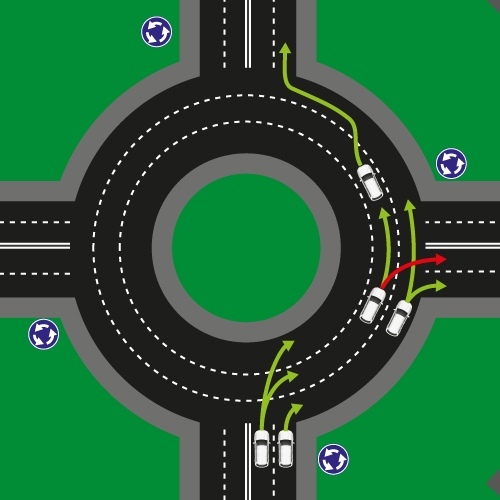 Как правильно двигаться по круговому движению: как проехать круговую развязку и не нарушить правила