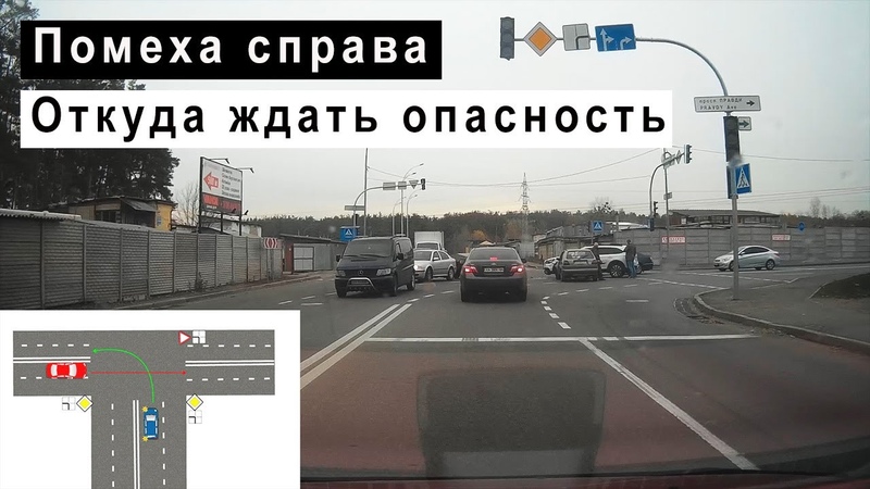 Где действует помеха справа: Когда при повороте налево помеха справа не действует — Российская газета