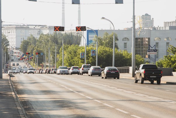 Полоса реверсивного движения: Реверсивные полосы движения в Москве