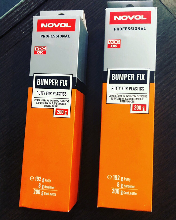 Шпатлевка по пластику для бампера: Шпатлевка по пластику NOVOL Bumper-fix (0,2кг) для бамперов