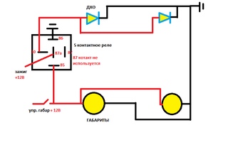 Как соединить ходовые огни: Как подключить ходовые огни, схема подключения дхо