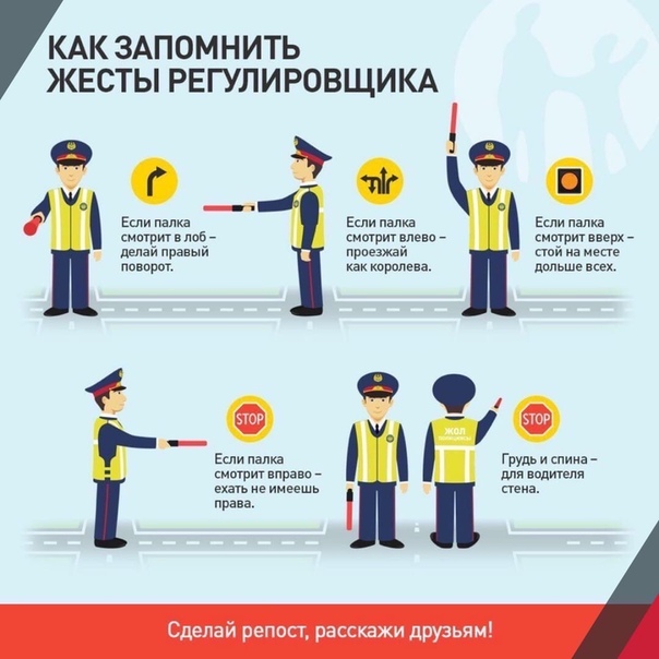 Положения регулировщика: 👍как просто и быстро запомнить жесты и знаки регулировщика