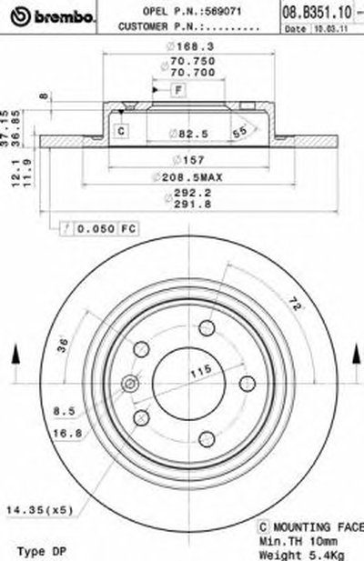 Какая толщина тормозного диска допускается: Как оценить износ тормозных колодок и дисков? Инструкция ЗР — журнал За рулем