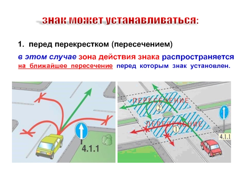 Действие знака движение прямо распространяется: зона действия, что разрешает и запрещает :: Autonews