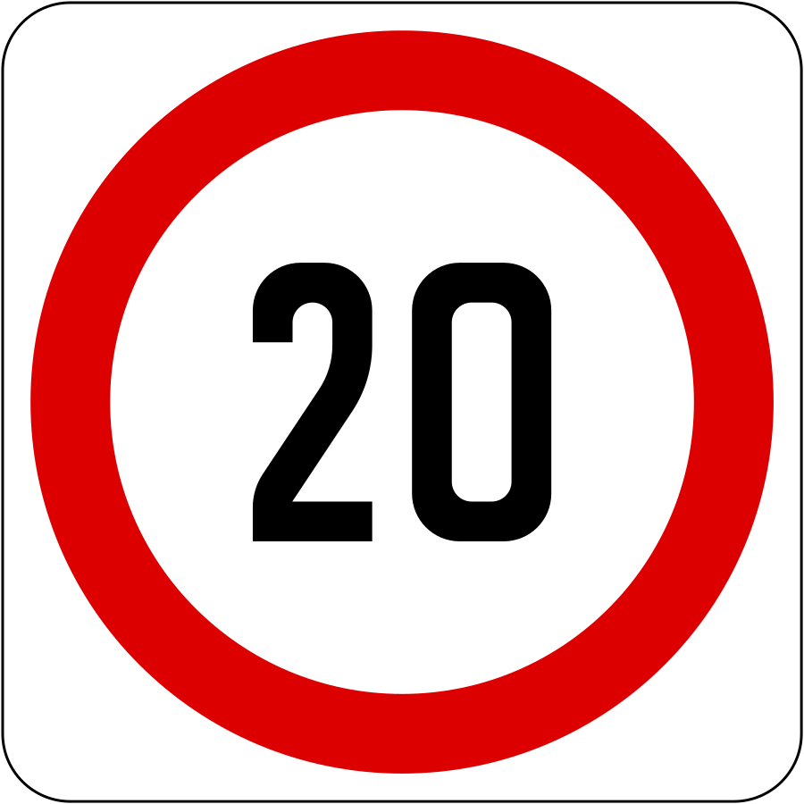 3.24 20км/ч "ограничение максимальной скорости". Дорожный знак 20. Дорожный знак 3.24 ограничение максимальной скорости. Знак ограничение скорости 20.