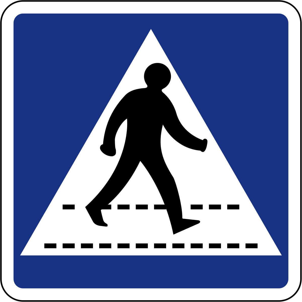 Знак пешехода в треугольнике. Дорожный знак пешеходный переход. Знак пешеходный переход в Польше. 1.24.1 Пешеходный. Пешеходный переход знак для водителей.