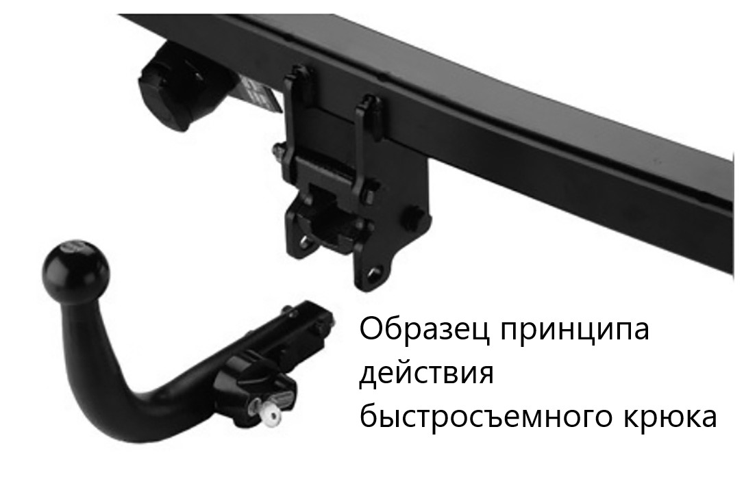 Быстросъемный фаркоп: Фаркопы Тип шара A (Быстросъемный горизонтально) - купить в Санкт-Петербурге