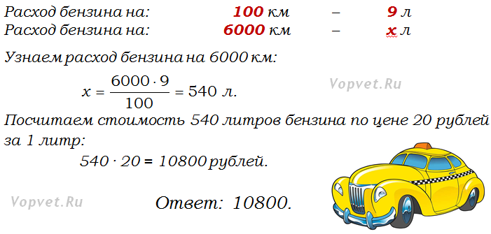 Расчет бензина на км калькулятор расхода