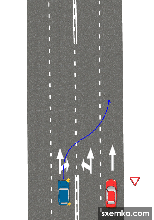 Кто должен уступить дорогу при сужении дороги: кто должен уступать — Российская газета