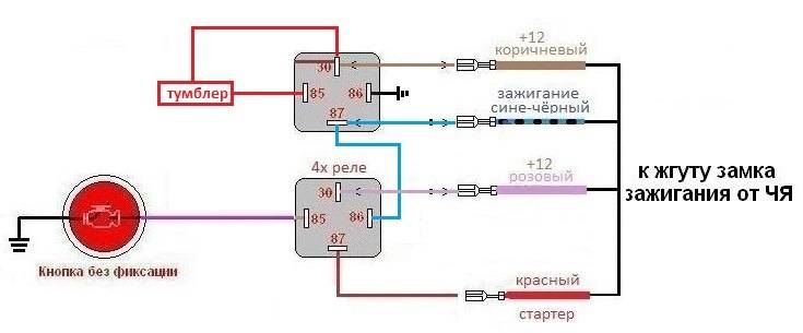 Поставить кнопку вместо замка зажигания: Как вместо замка зажигания поставить кнопку без ключа
