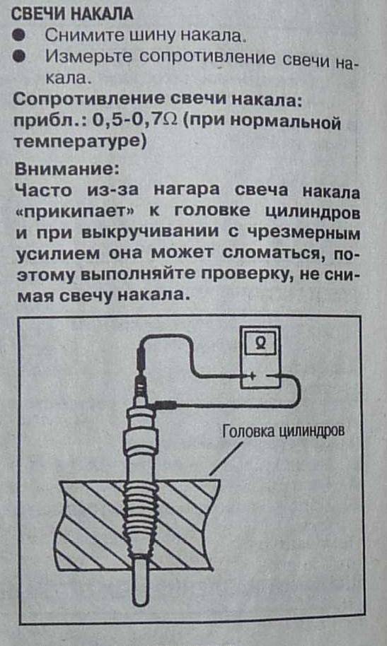 Как проверить свечи накала в дизеле мультиметром: Перевірка браузера, будь ласка, зачекайте...