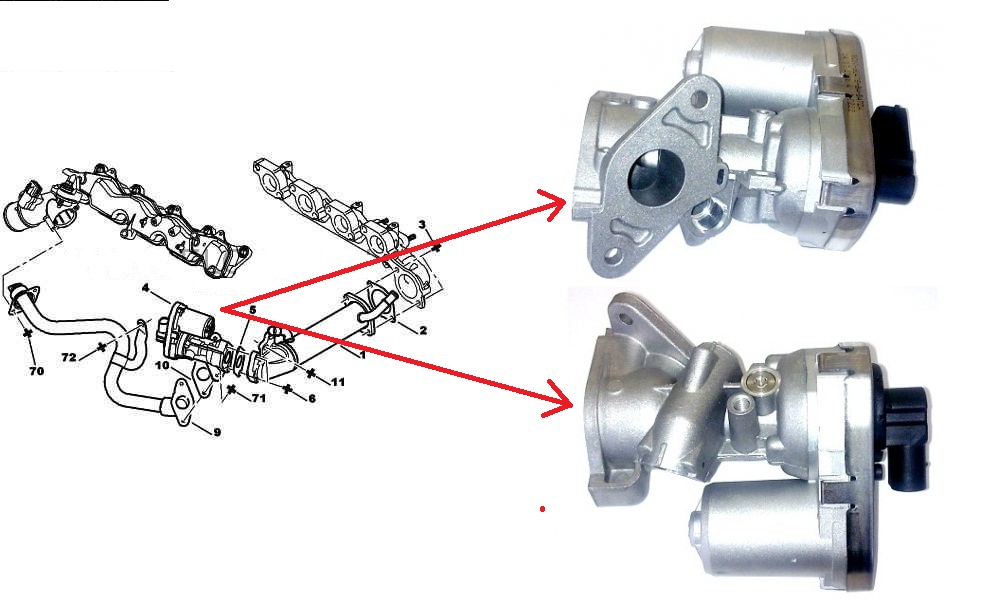 Как выглядит клапан егр: Где находится клапан ЕГР - чистка или как заглушить EGR