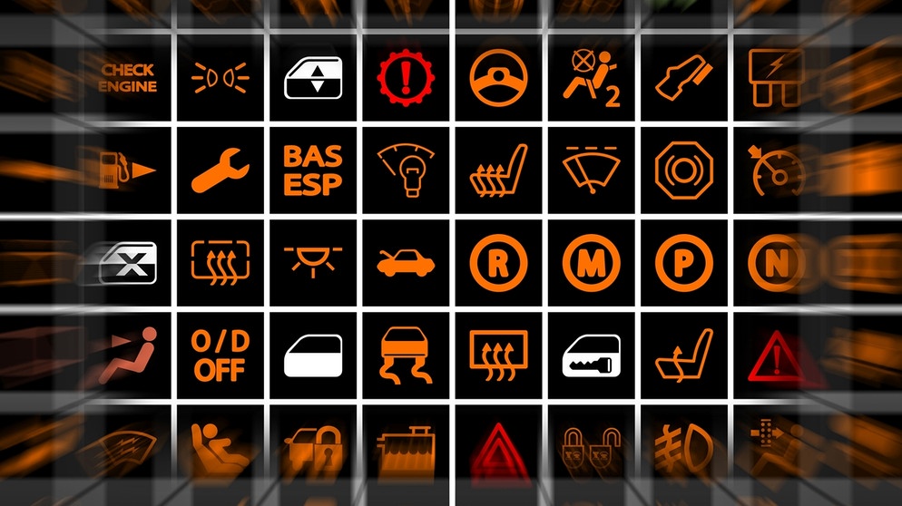 Знаки на щитке приборов: Каталог значков на приборной панели автомобиля