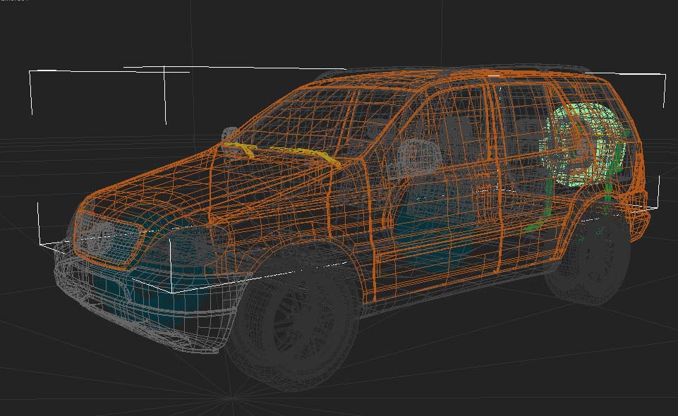 3Д моделирование машин: 3D модель автомобиля: принципы 3д моделирования авто и машин