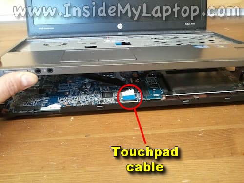 Touchpad cable