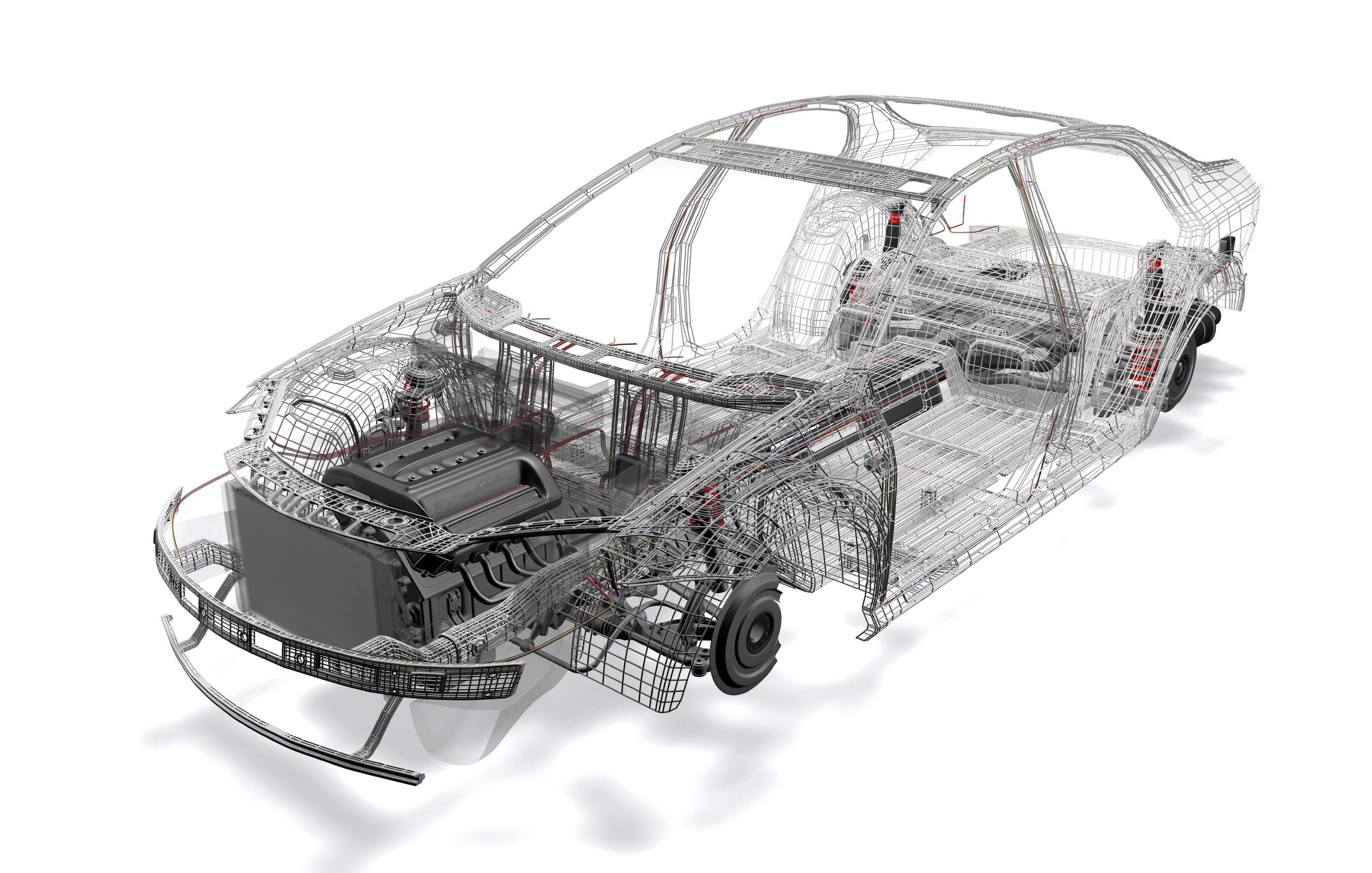 3Д моделирование машины: 3D Моделирование Mercedes-benz EQS 2020