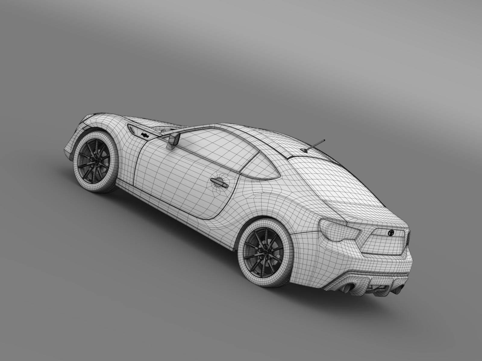 3Д моделирование автомобилей: 3d моделирование тюнинга автомобилей