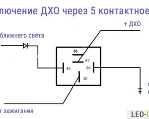 Схемы подключения дхо своими руками – 7 схем подключения дневных ходовых огней