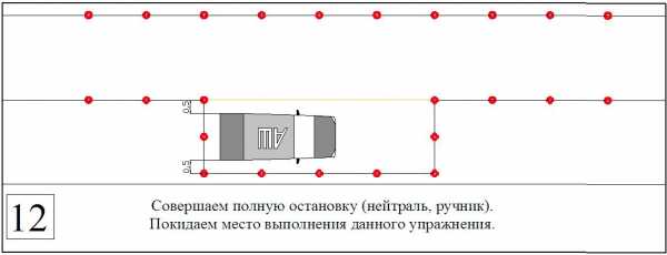 Боковая парковка на автодроме – Параллельная парковка - Инструктор на "автомате"