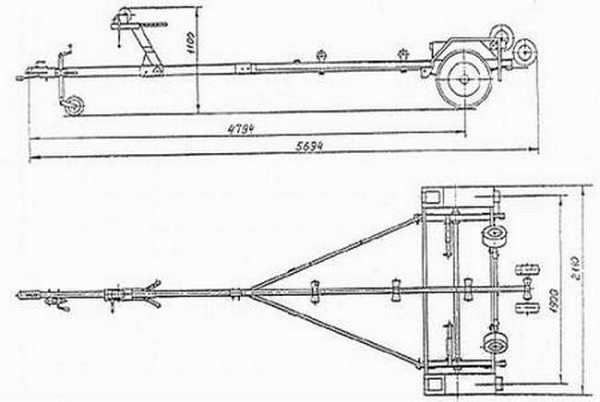 Изготовление прицепа для лодки своими руками – Прицеп для лодки своими руками