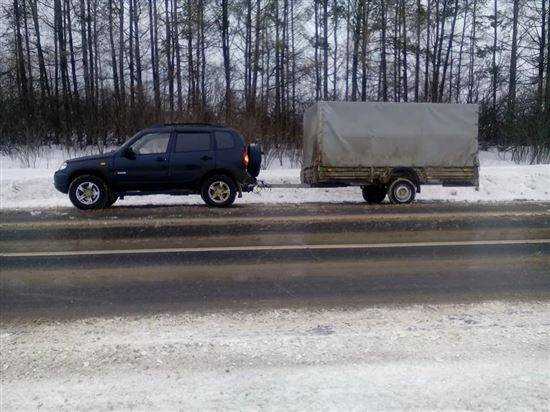 Нива шевроле с прицепом фото – Шеви Нива с большим прицепом "Вектор". — Сообщество «Chevrolet Niva» на DRIVE2