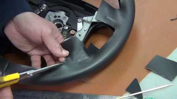 Перетяжка рулевого колеса – Перетяжка руля кожей своими руками: технология