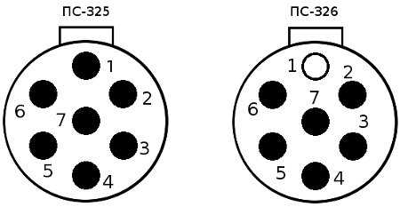 Розетка пс 325 схема подключения