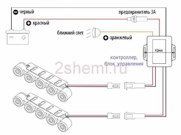 Схема подключения дхо через реле – Схема подключения ДХО (DRL) через контактное реле в авто